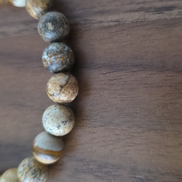 Picture Jasper Stretch Braclet 6mm - Picture 3 of 4